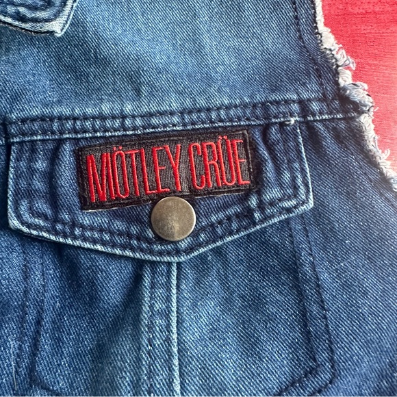 Custom Denim Vest 2XL Agnes Orindo with Rock ‘n Role Patches one of a kind - Picture 4 of 15